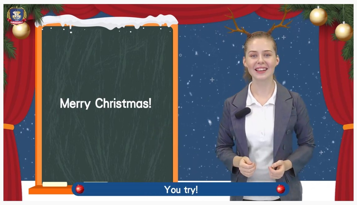 2021 12 CK KIDS 美語達人學習頻道 - 小小外交官聖誕節 影片已上架囉!!